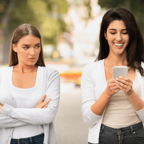 Image of two friends (girls)